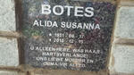BOTES Alida Susanna 1951-2018