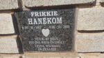 HANEKOM Frikkie 1951-2003