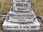 LAWLOR Roslyn Mary -1953