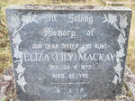 MACKAY Eliza -1872