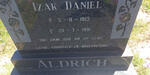 ALDRICH Izak Daniel 1913-1991