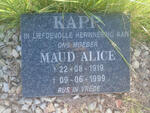 KAPP Maud Alice 1919-1999