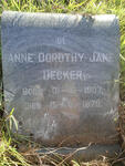 DECKER Anne Dorothy Jane 1907-1970