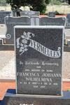 VERMEULEN Francisca Johanna Wilhelmina 1887-1981