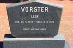 VORSTER Leon 1945-1978