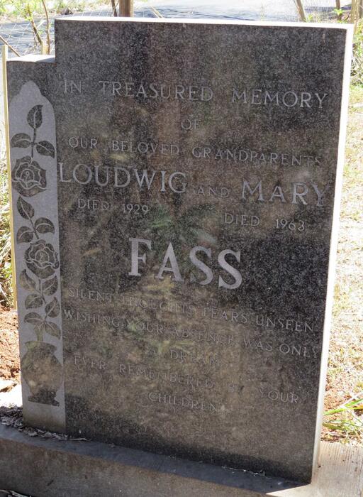FASS Ludwig -1929 & Mary -1963