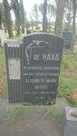 HAAS Elizabeth Maria, de 1911-1970