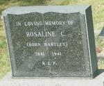 HAMMAN Rosaline C. nee BARTLEY 1881-1941