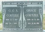 COETZEE G.G.A. 1897-1989 & Grace 1913-1991