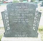 HAUPT Willem Hendrik 1896-1956