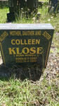 KLOSE Colleen nee HOWELL 1957-2000