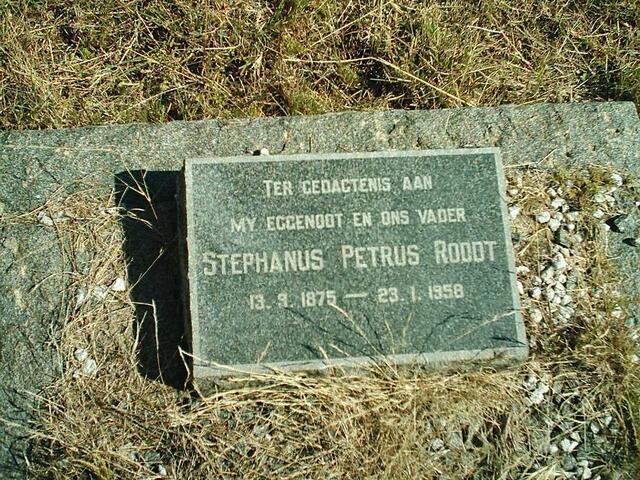 ROODT Stephanus Petrus 1875-1958