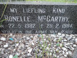 McCARTHY Ronelle 1982-1984
