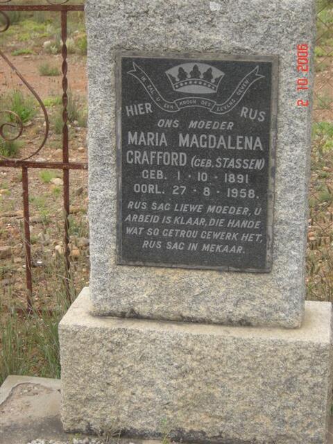 CRAFFORD Maria Magdalena nee STASSEN 1891-1958