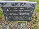 MEISE Mervin Wilfred 1926-2008 & Carmille Sylvia 1927-2015