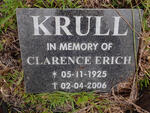 KRULL Clarence Erich 1925-2006
