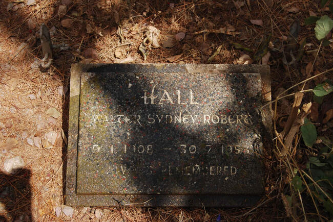 HALL Walter Sydney Robert 1908-1953