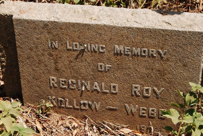 WEBB Reginald Roy, KELLOW -190?