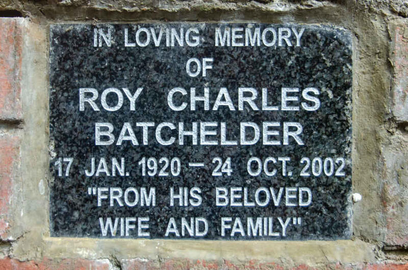 BATCHELDER Roy Charles 1920-2002