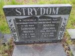STRYDOM Gerhardus Mathys 1900-1983 & Martha Johanna BOOYSEN 1910-1986
