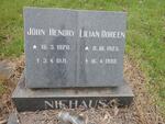 NIEHAUS John Hendry 1920-1971 & Lilian Doreen 1925-1998