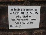 ALSTON Marjorie -1996