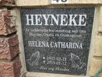 HEYNEKE Helena Catharina 1937-2019