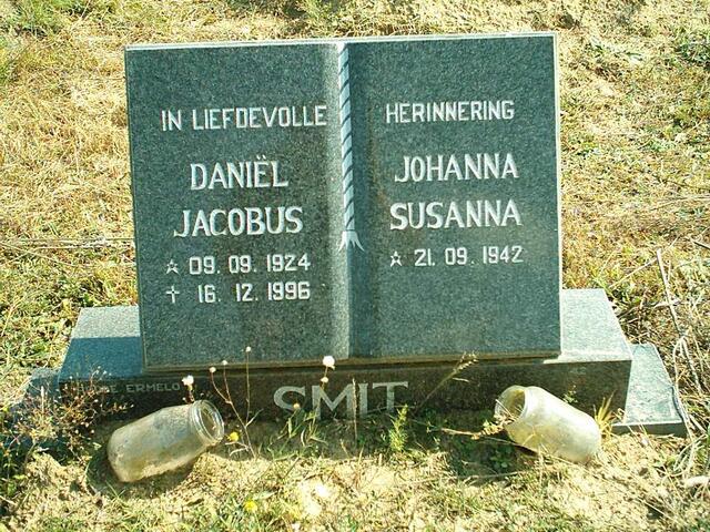 SMIT Daniel Jacobus 1924-1996 & Johanna Susanna 1942-