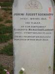 ADENDORFF Jeremi August -1905 & Elizabeth Maria SLABBERT -1915