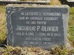 OLIVIER Jacobus P. 1915-1956