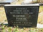 FOUCHÉ Marthie J. nee POTGIETER 1913-1994