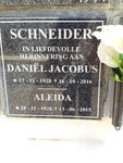 SCHNEIDER Daniël Jacobus 1928-2016 & Aleida 1928-2015