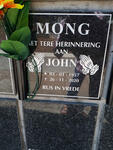 MONG John 1957-2020