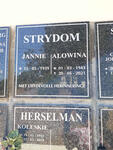 STRYDOM Jannie 1939- & Alowina 1943-2021
