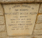 ALLEN Ernest Sibley 1881-1954 & Margaret Maria BRUWER 1896-1949