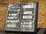 THOMAS Doreen Martha 1914-1994