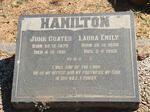HAMILTON John Coates 1879-1961 & Laura Emily 1886-1959