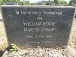 ENSLIN William Henry Martin -1949