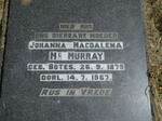 MCMURRAY Johanna Magdalena nee BOTES 1879-1967