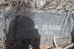 HENNING Frank 1873-1950
