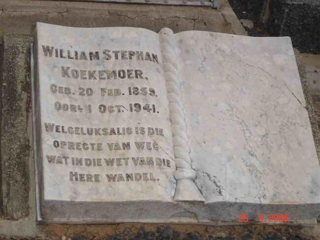 KOEKEMOER William Stephan 1859-1941