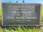 JOHNSTONE George Roderick 1861-1945 & Amelia 1869-1938