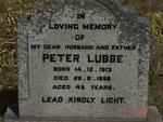 LUBBE Peter 1913-1959