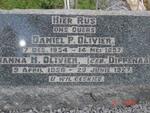 OLIVIER Daniel P. 1854-1897 & Hanna H. DIPPENAAR 1858-1927