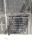 SERDYN Hendrik Andries 1945-2005 & Maria Magdalena 1945-2021