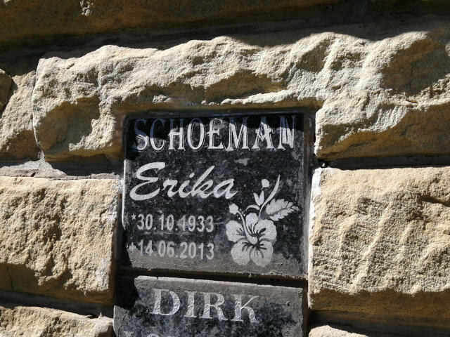 SCHOEMAN Erika 1933-2013