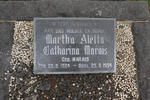 MARAIS Martha Aletta Catharina nee MARAIS 1864-1954