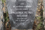 WELMAN Frederick Petrus 1877-1950
