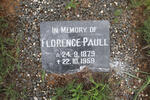 PAULL Florence 1979-1959