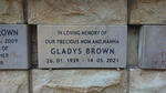 BROWN Gladys 1939-2021